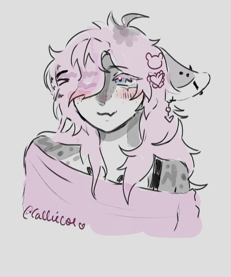 BUST SKETCH W/ NO COLOR